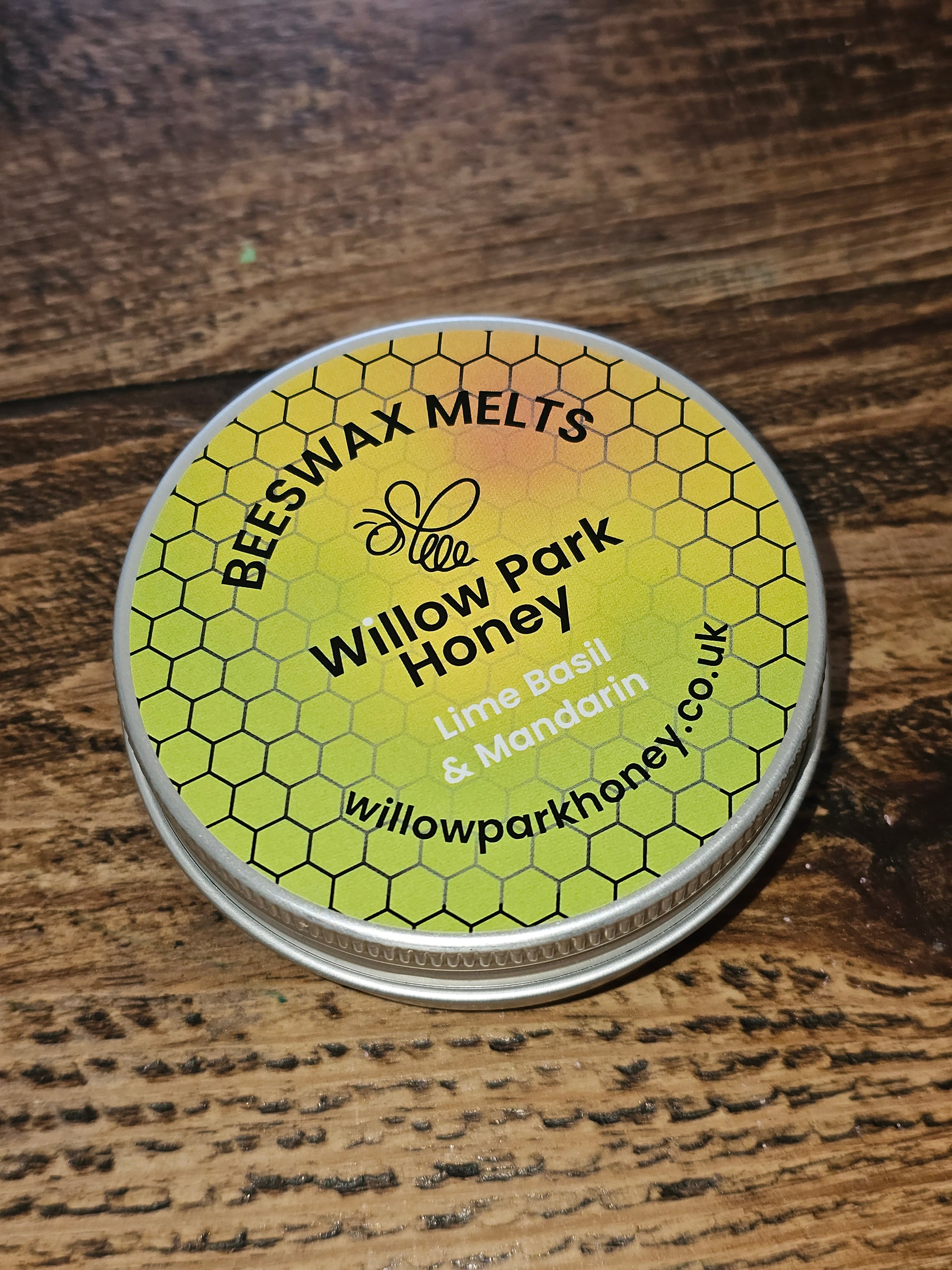 Luxury Beeswax Melts in Lime Basil & Mandarin