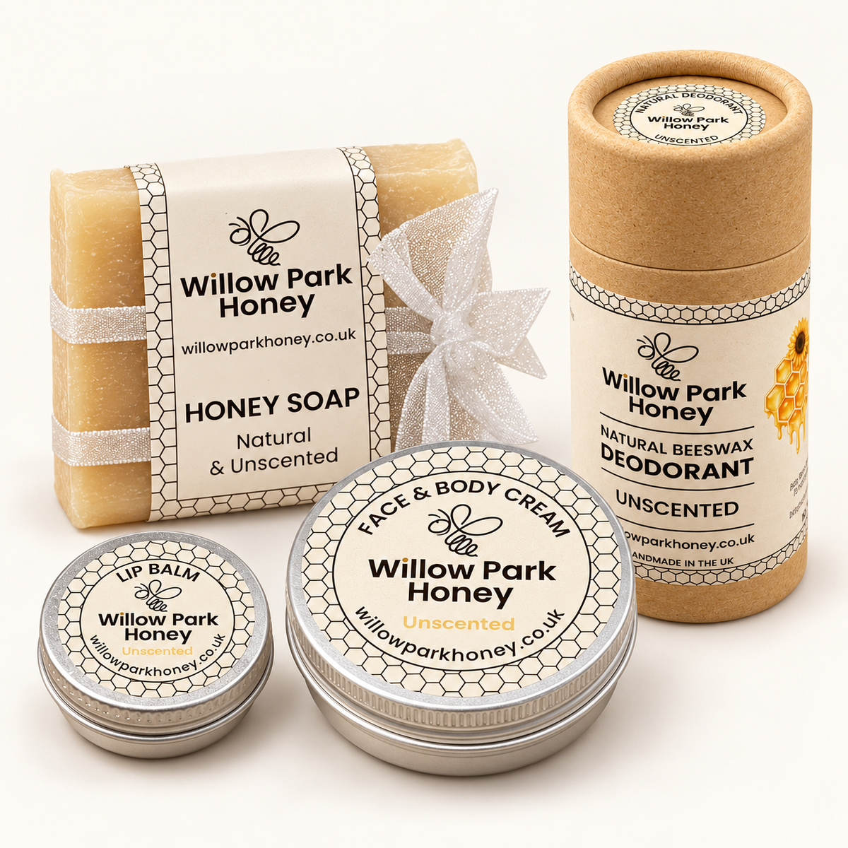 Unscented Care Bundle – 4 Pieces with all four included products