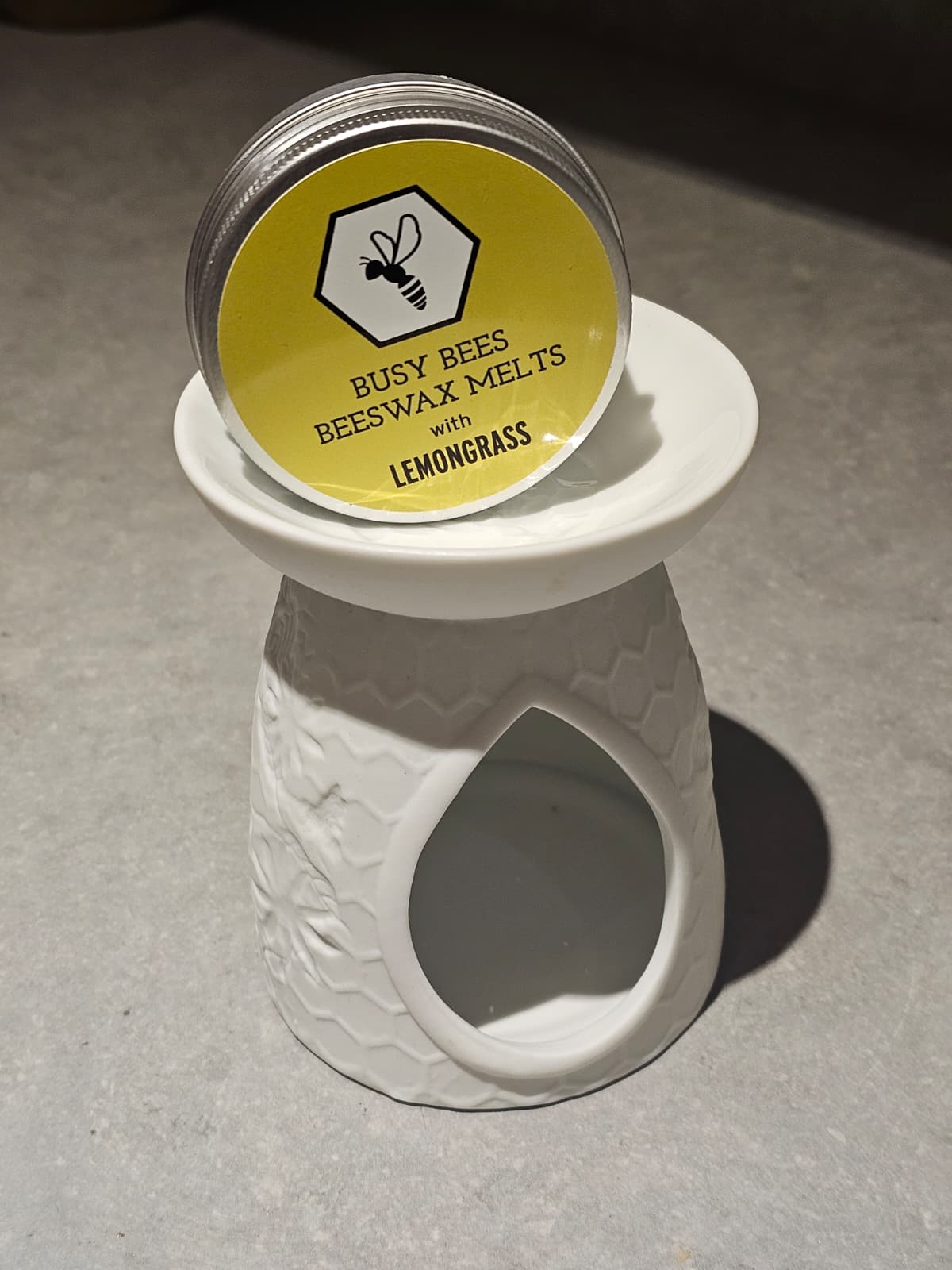 Tea Light Burners with Lemongrass Wax Melts