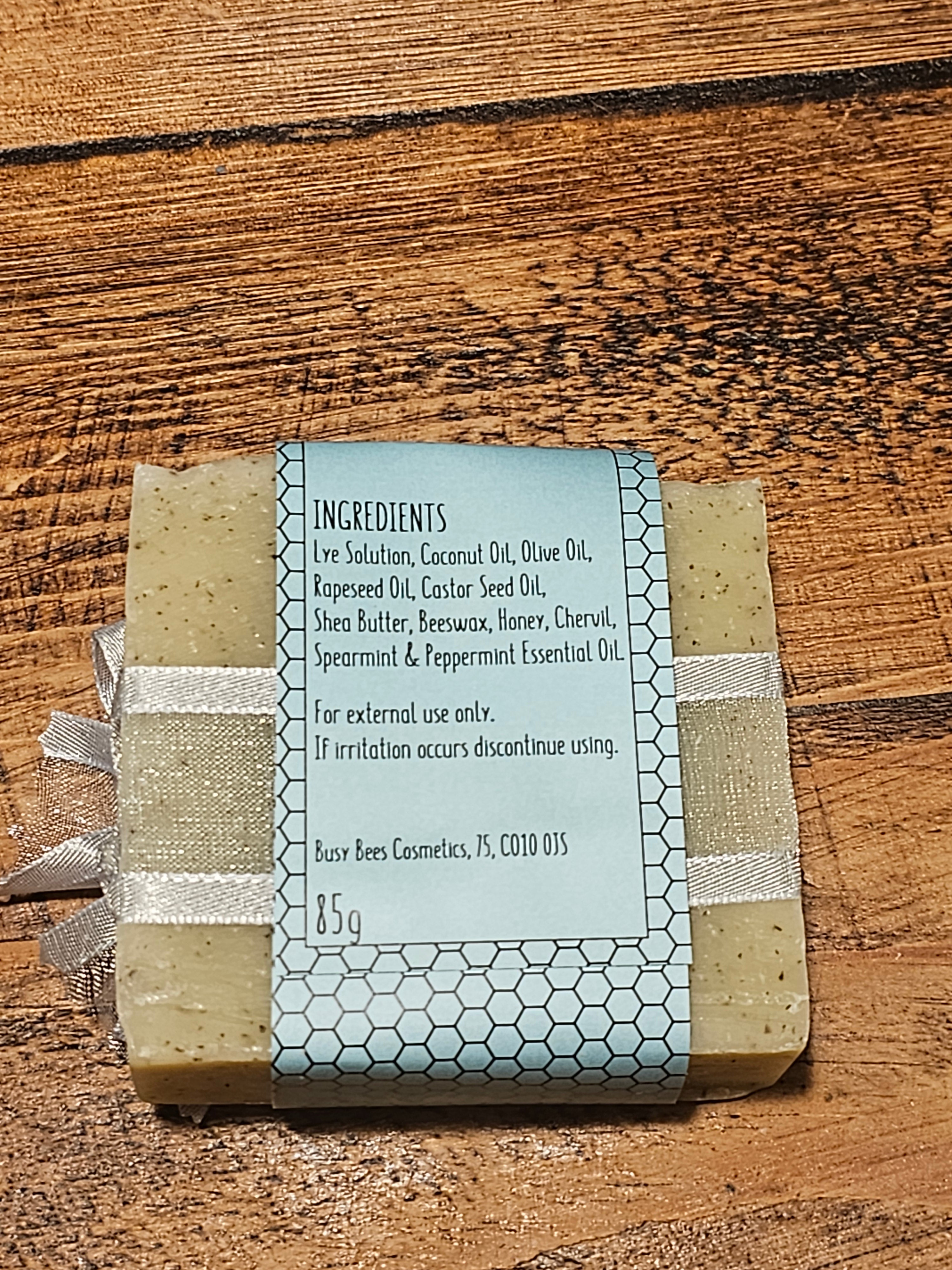 Honey Soap with Mint & Chervil