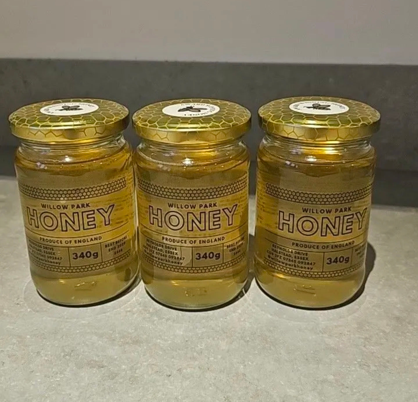 Honey 340g jar x 3 bundle