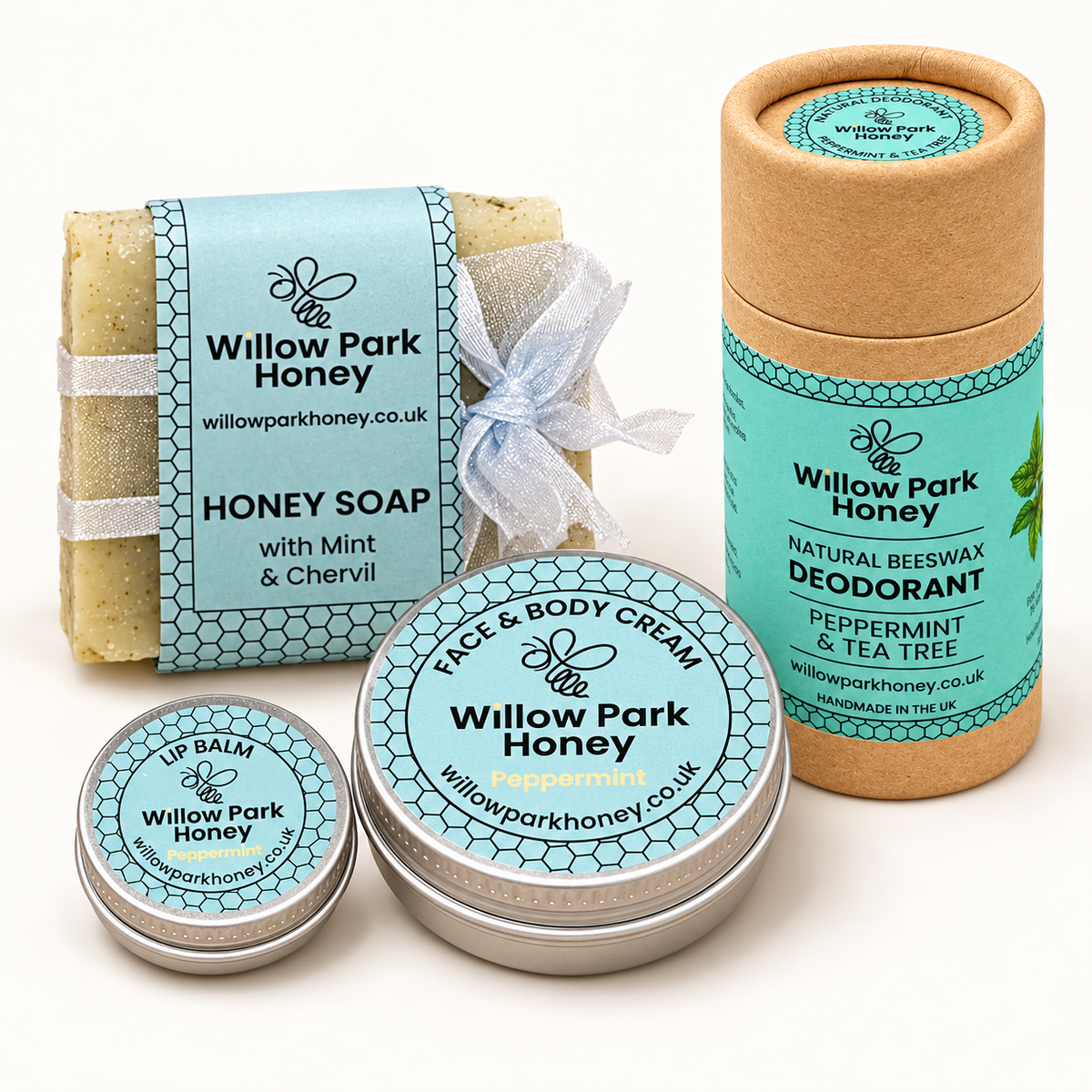 Mint & Peppermint Care Bundle – 4 Pieces with all four included products